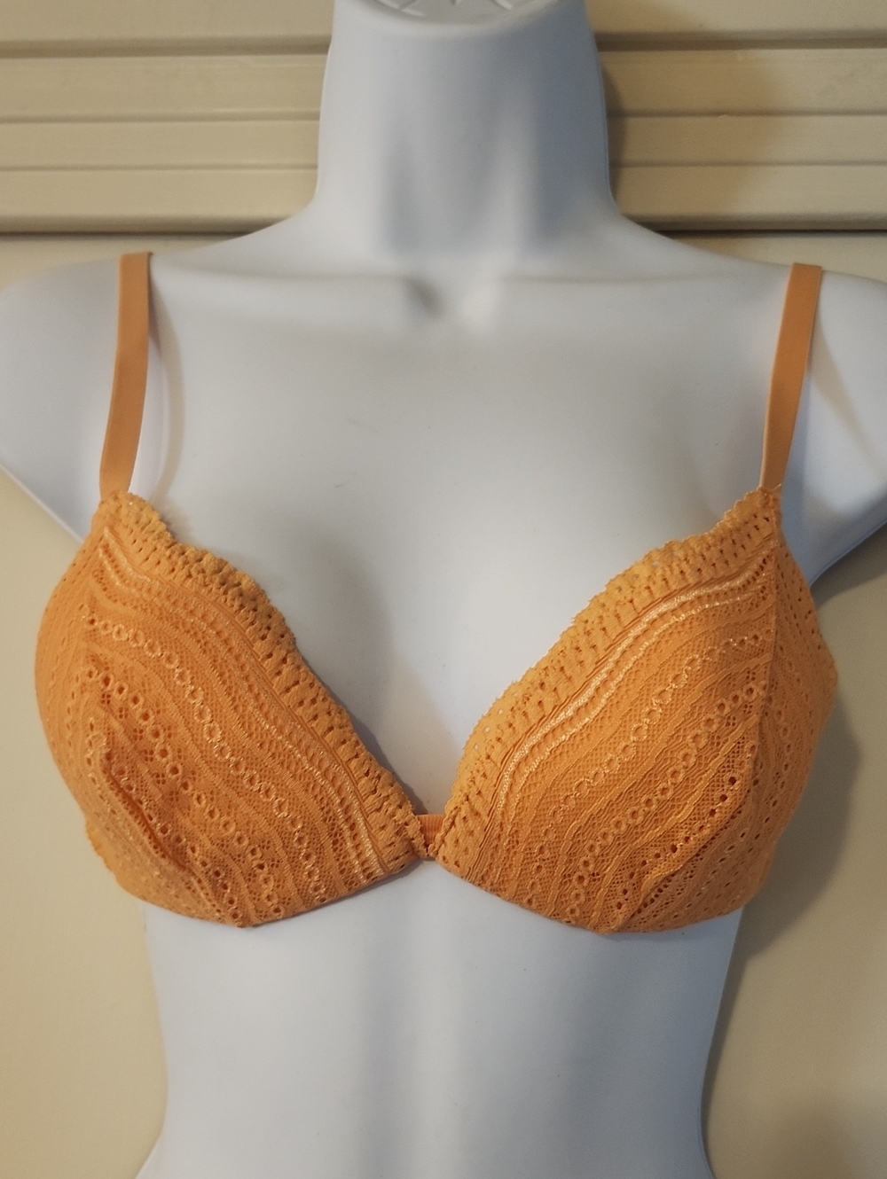 Cosabella Vibrant Orange Lace Bra